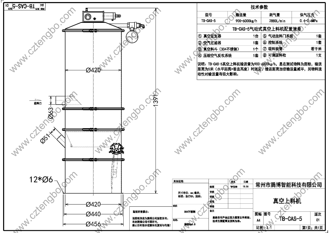 气动式真空上料机 7 常州市腾博智能科技有限公司 7
