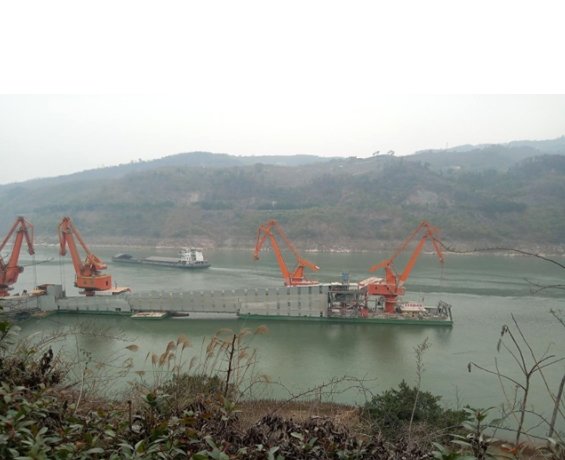 ?500t/h)圆弧轨道式骨料装船机的图片