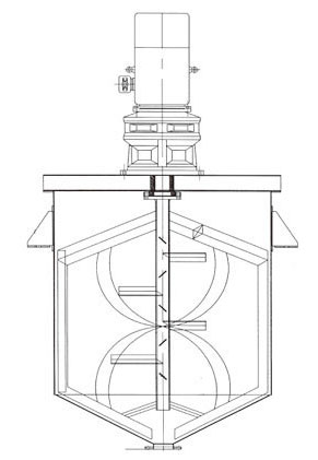 真石漆搅拌机工作原理