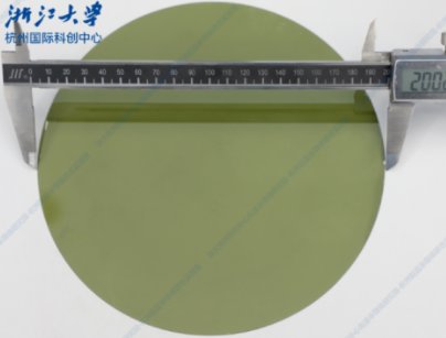 新成果！浙大科创中心8英寸碳化硅衬底研制成功