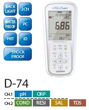 日本HORIBA堀场LAQUAact便携式PH/ORP/电导率计D-74的图?/></a></div> <div class=