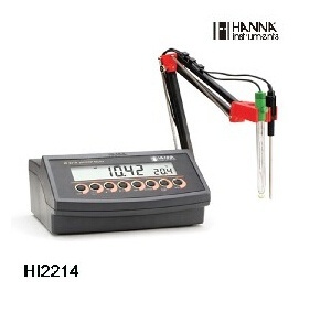 意大利纳酸度计PH计HI2214(哈纳HANNA)实验室记录型pH/ORP/℃测量仪的图?/></a></div> <div class=