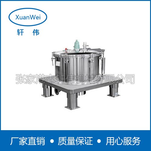 PSB/PBZ平板式人工上部卸料大翻盖离心机的图片