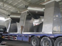 粉末颗粒混合 立式V型混合机 V型旋转混合机 不锈钢混合机的图?/></a></div> <div class=